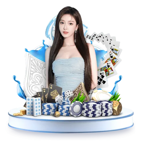 Hình ảnh bàn chơi Baccarat với người chia bài thật và các lá bài